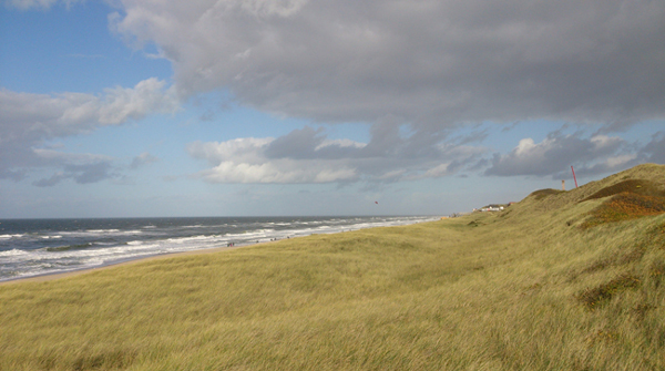 An unserem Strandaufgang